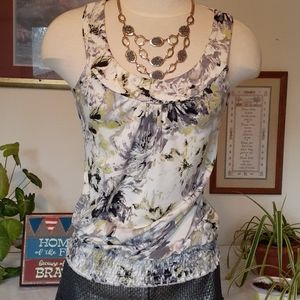 Top, Sleeveless blouse, Maurice's, Small, Grey, Purple